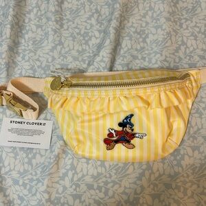 NWT Stoney Clover Lane Fanny pack w/vintage Fantasia Mickey patch added
